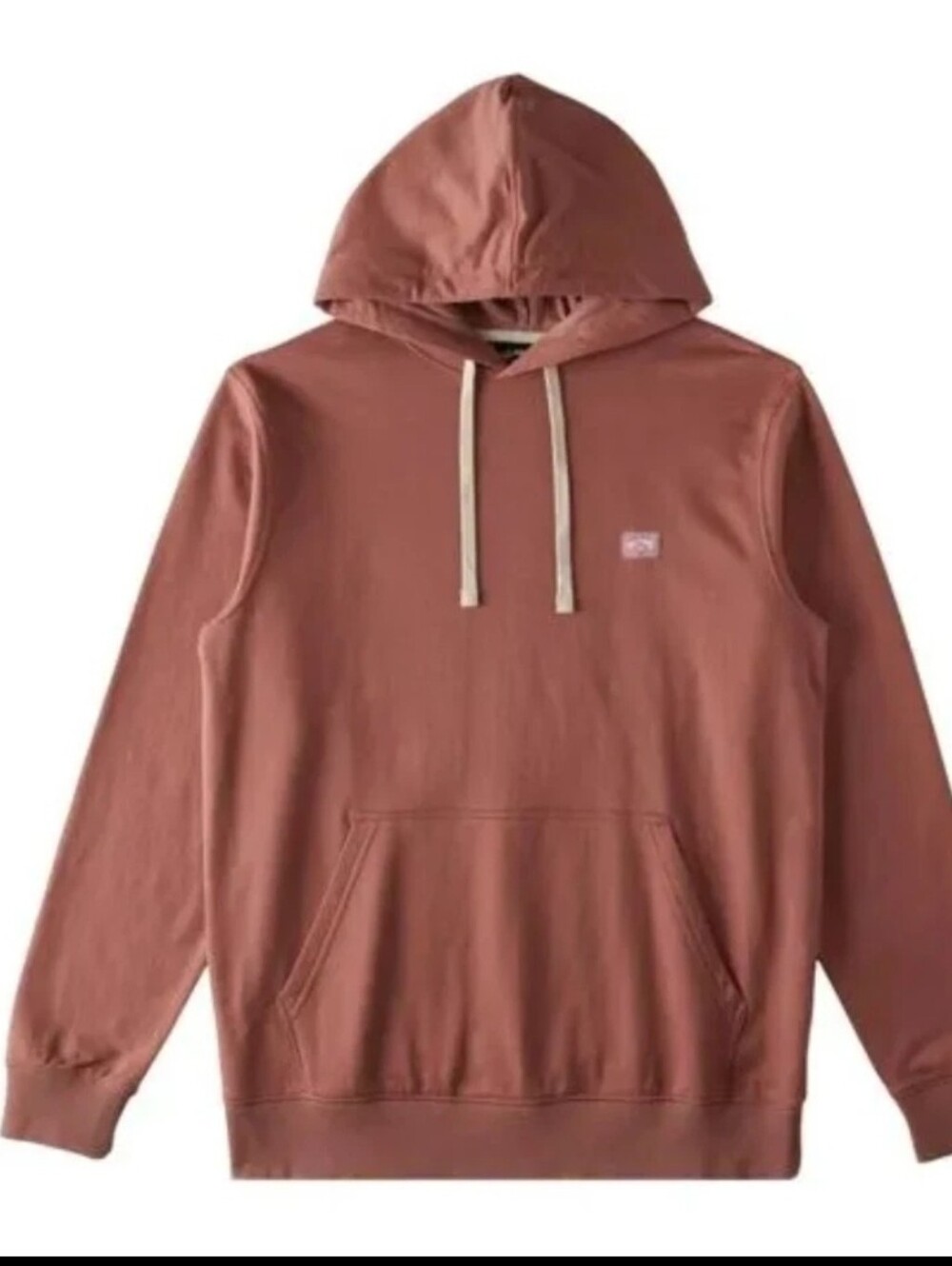 Billabong Men's Rosewood All Day Organic Recycler Hoodie NWT Contrast Drawcords